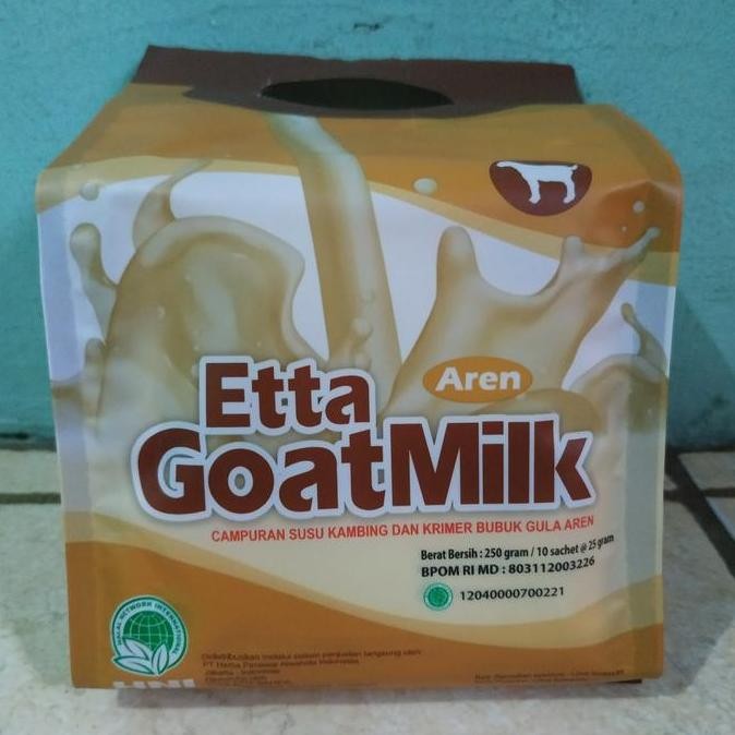 

Etta Goat Milk HNI HPAI Susu Kambing Etawa meningkatkan nafsu makan anak & bisa diminum segala usia H85