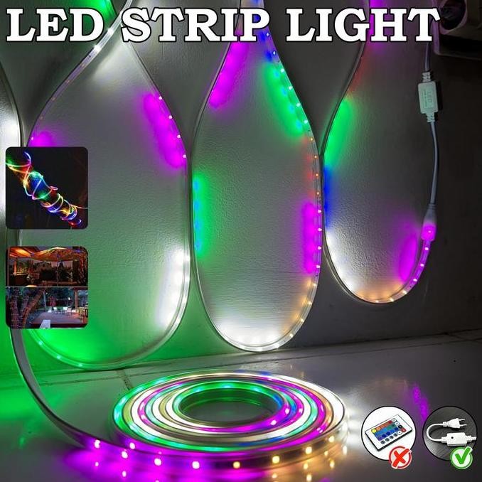 (Cod)Lampu Led Strip Hari Kemerdekaan 6 Warna Lampu Hias/Lampu Hias Bendara Hari Nasional/Lampu Hias