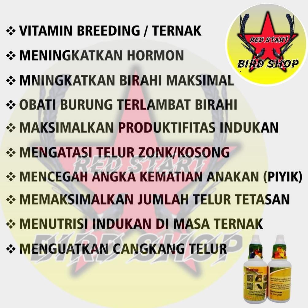 Murah Vitalur Besar Dr. Edi Boedhi 20 Ml & 10 Ml Vitamin Obat Ternak Breeding Burung Murai Kacer Ken