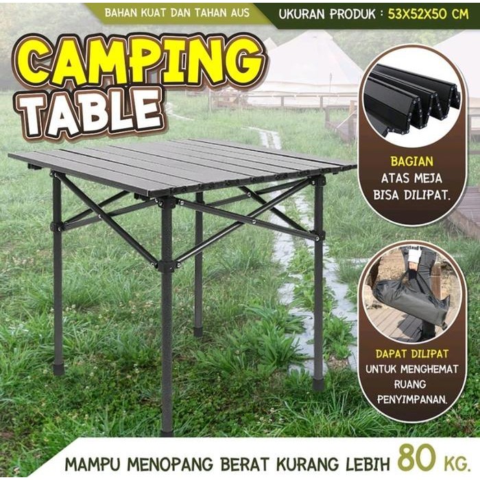 Meja Camping Lipat Outdoor / Kursi Lipat Camping Portable / Meja Lipat Besar