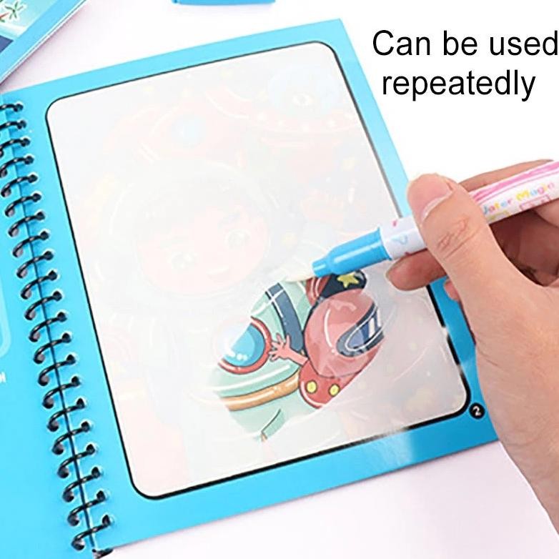 

Termurah Magic Water Book Buku Gambar Anak Mainan Mewarnai Terbaru