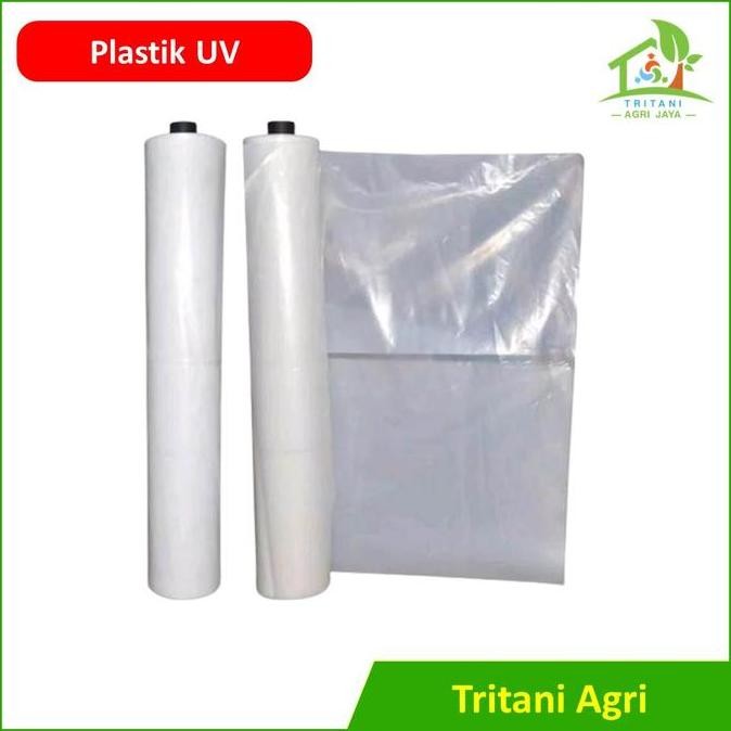 Promo Plastik UV 6 Meter Atap Green House Hidroponik Tebal 200 Micron 14% COD