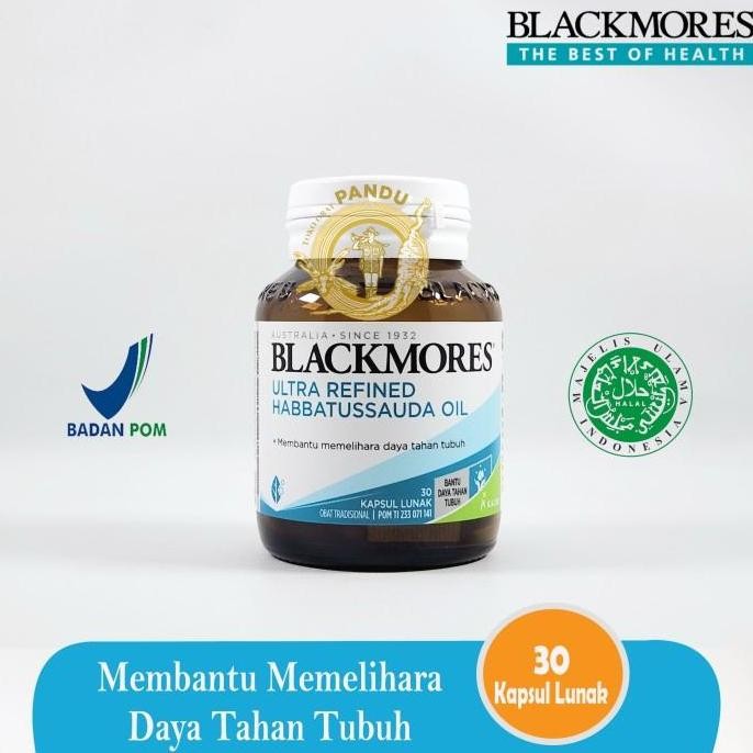 BLACKMORES ULTRA REFINED HABBATUSSAUDA OIL (30 kapsul lunak)