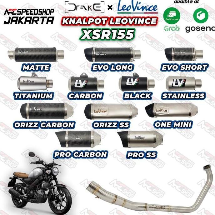 KNALPOT LEOVINCE LV ONE MINI XSR 155 FULLSYSTEM