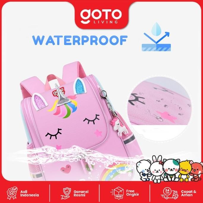 

Terjangkau Goto [Cod] Kibby Tas Sekolah Ransel Backpack Anak Perempuan Waterproof Bag