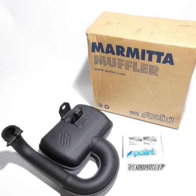 knalpot vespa bbox 150 cc polini