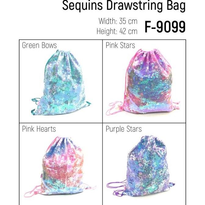 

Spesial Loris Bag Sequins Drawstring Bag