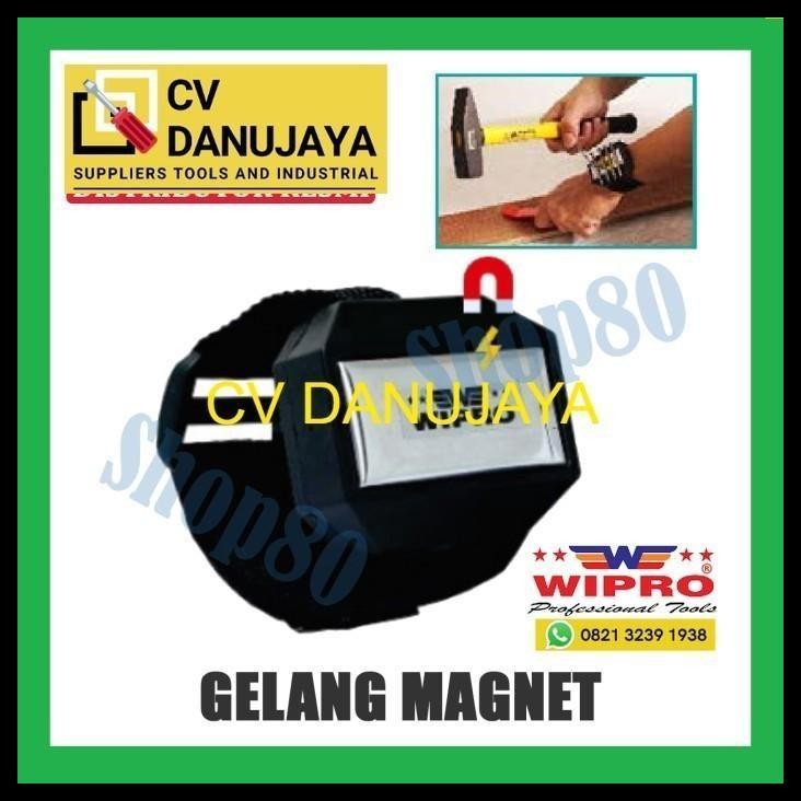 DISKON WIPRO GELANG MAGNET SABUK TANGAN PERTUKANGAN TUKANG BANGUNAN 