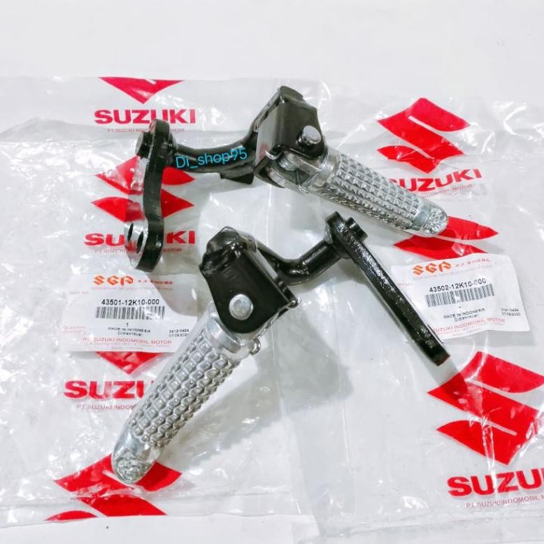 GH FOOTSTEP INJAKAN DEPAN SATRIA FU 150 INJEKSI KIRI / KANAN HARGA 1 PCS  ORIGINAL SGP INJAKAN STEP 