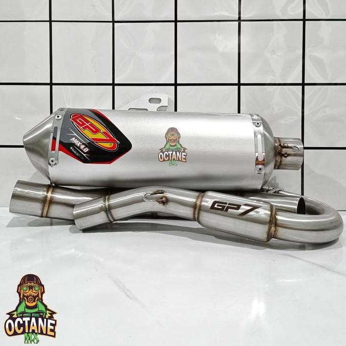 Knalpot Gp7 MAX 4.1 Standard & MAX 4.0 Bore Up WR CRF KLX/DTRACKER