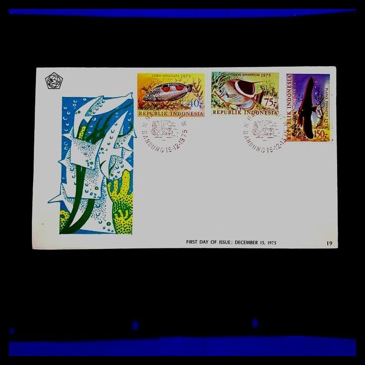 

DISKON PRANGKO INDONESIA. SHP IKAN HIAS LAUT 1975. HARGA KATALOG 125K. LUX !!!!!!