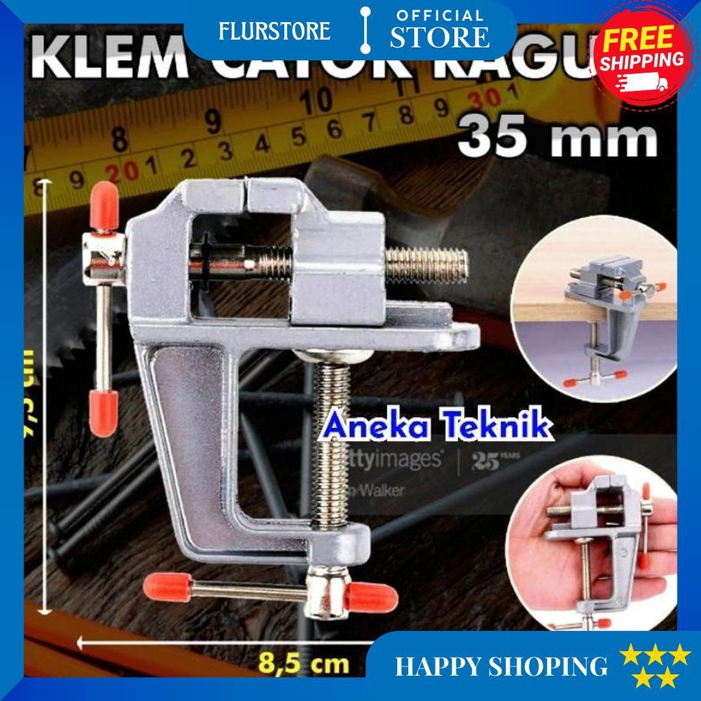 Klem Catok Ragum / Catok Meja / Ragum Klem Vise Bench / Table Vice Termurah