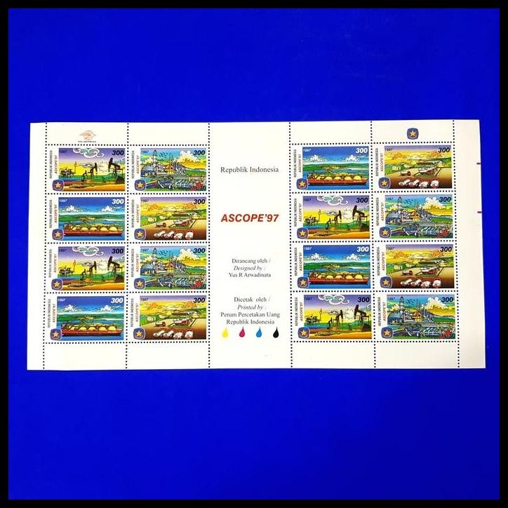

TERBARU PERANGKO/PRANGKO INDONESIA. PERTAMINA ~ ASCOPE '97. FULLSHEET !