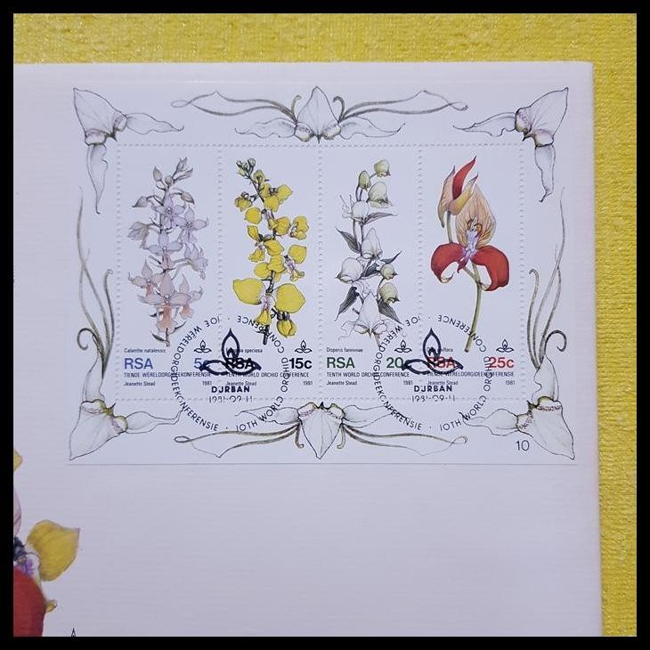 

HOT DEAL PRANGKO BUNGA ANGGREK. FDC WORLD ORCHID CONFERENCE DARI AFRIKA SELATAN !!!!!!