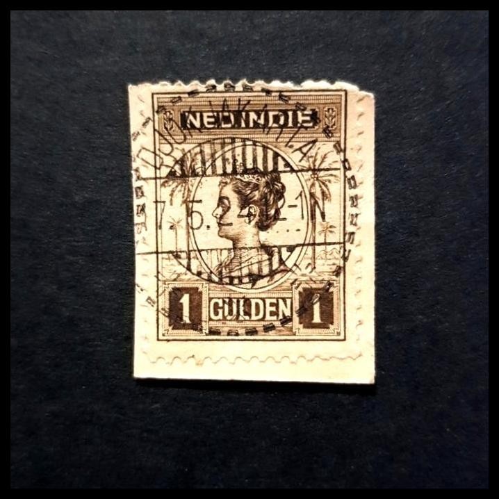 

TERMURAH PRANGKO INDONESIA - NED INDIE WILHELMINA 1 GULDEN CAP POS, DJOKJAKARTA !!!!!