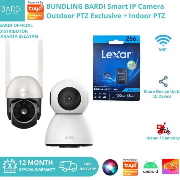 Bardi Ip Camera Indoor Outdoor Ptz Cctv Smart Bundle Cctv Bardi