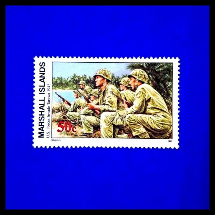 

TERMURAH PRANGKO PERANG DUNIA II, U.S. FORCES INVADE TARAWA 1943