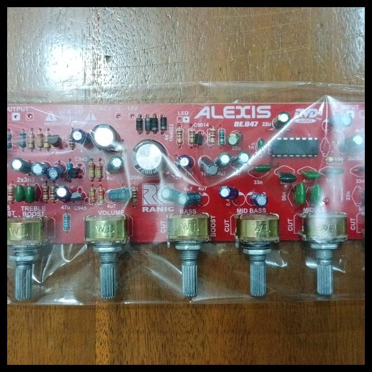 DISKON 1248 KIT MODULE MODUL TONE TUNE CONTROL ALEXIS STEREO PLUS EQUALIZER