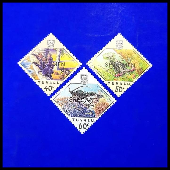 

BEST DEAL PERANGKO/PRANGKO COCONUT CRAB, CRAYFISH & OCEAN GRAYFISH, C.T SPECIMEN !!