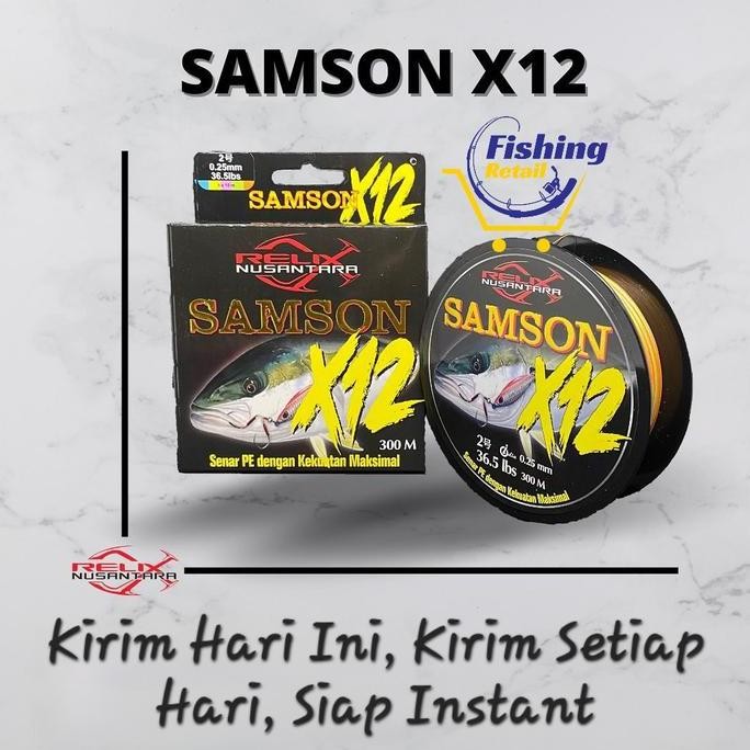 Senar Pe Samson X12 300 400 600 Meter Relix Nusantara