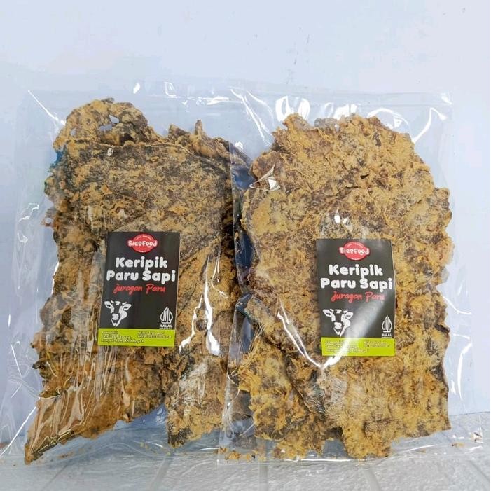 

Cri Keripik Paru Sapi Super Paket Jumbo 500Gr Super Renyah Enak(2 Pack X250Gr) Cemilan Rambak Snack Food