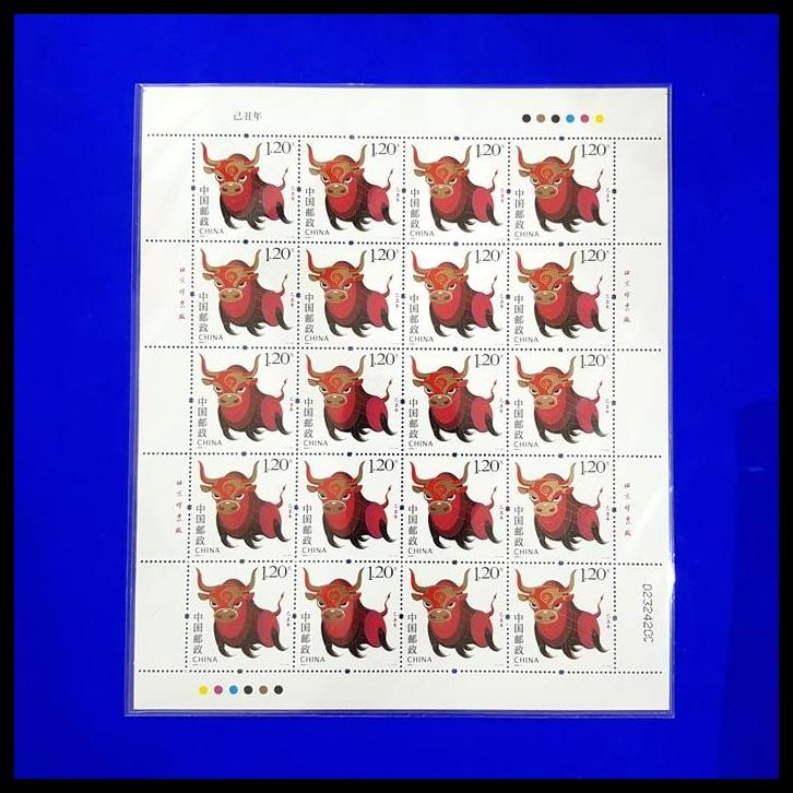 

TERMURAH PRANGKO/PERANGKO CHINA/TIONGKOK. YEAR OF THE OX 2009-1. FULLSHEET !!!