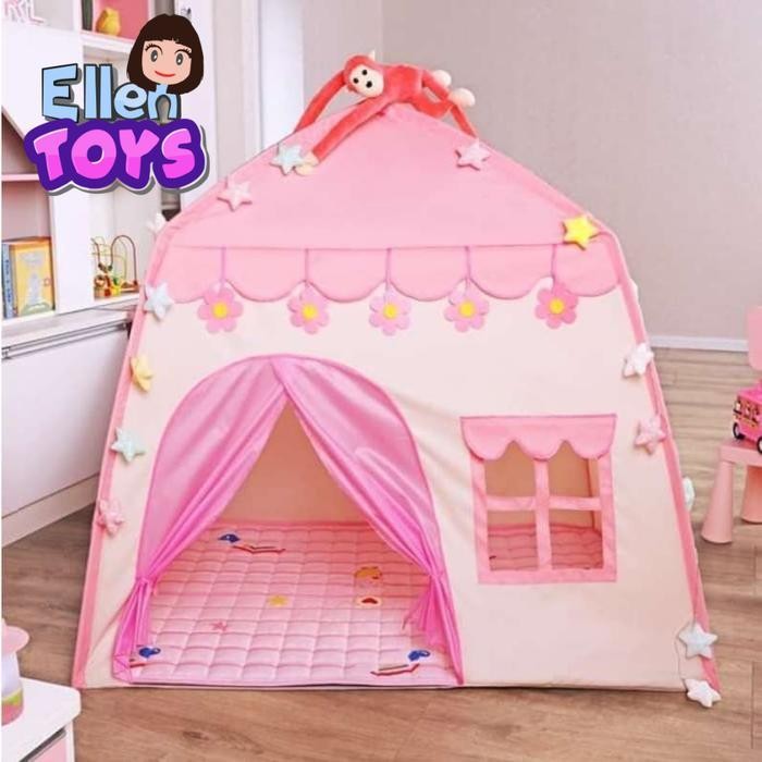 Mainan Tenda Anak Rumah | Tenda Rumah Jumbo Murah - Biru Muda