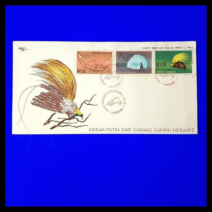 

TERMURAH PRANGKO INDONESIA. SHP 1963 "MERAH PUTIH DARI SABANG SAMPAI MERAUKE" !!!!!