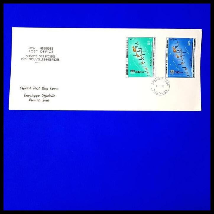 

TERMURAH PRANGKO/PERANGKO PACIFIC OCEAN. FDC DARI NOUVELLES-HEBRIDES