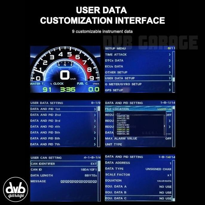 Lufi Xs Revolution Obd2 + Gps Meter Original - Indikator Mobil Obd