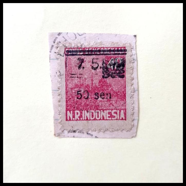 

DISKON PRANGKO REVOLUSI SUMATRA 1947. S52 50 SEN DI ATAS 40 SEN. 600K. LANGKA !!!!!!