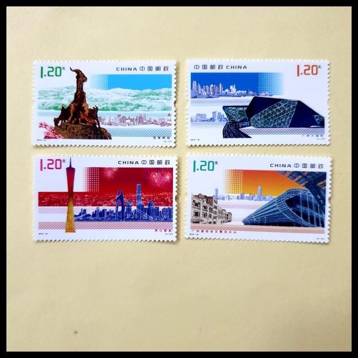 

DISKON PRANGKO CHINA 2010-16 HIANGZHOU & ENCHANTING PEARL RIVER. SET (4V) !