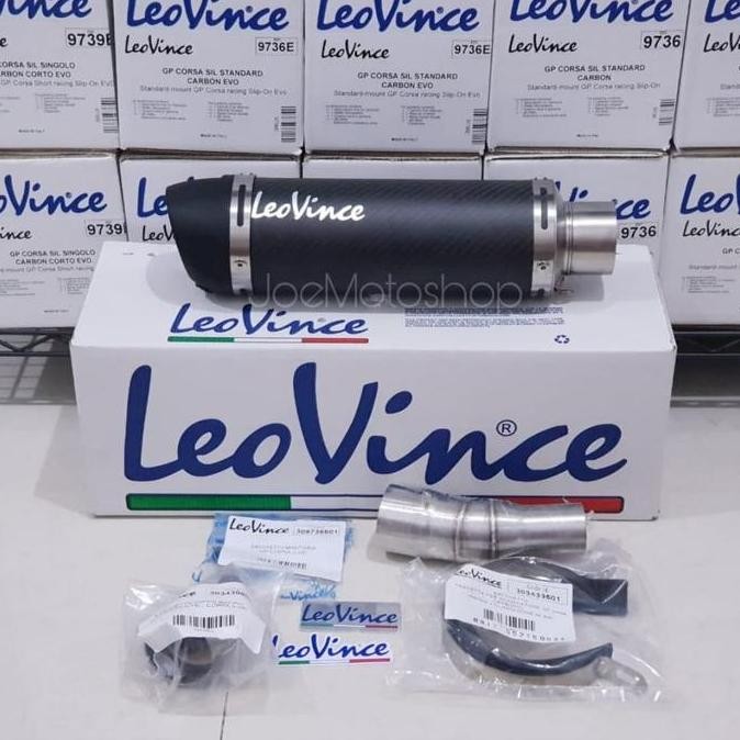 Knalpot Slip on Leovince Gp Corsa Evo Long Ninja 250fi Z250