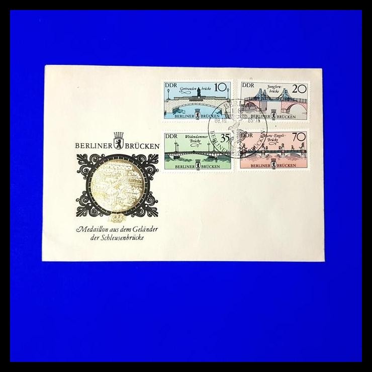 

DISKON PRANGKO/PERANGKO FDC TEMA JEMBATAN. GERMANY DDR. "BRIDGES OF BERLIN" !!!!!!
