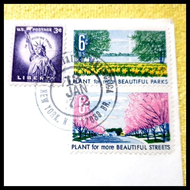 

TERMURAH SAMPUL AMERIKA. PRANGKO LIBERTY, PLANT FOR MORE BEAUTIFUL STEETS !!