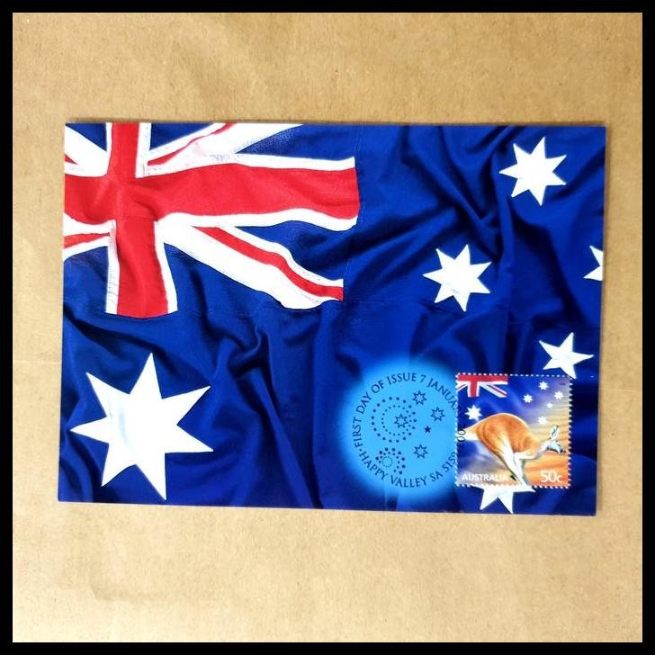

TERBARU PRANGKO AUSTRALIA. KANGGURU, BENDERA FLAG ~ CELEBRATION AND NATION !
