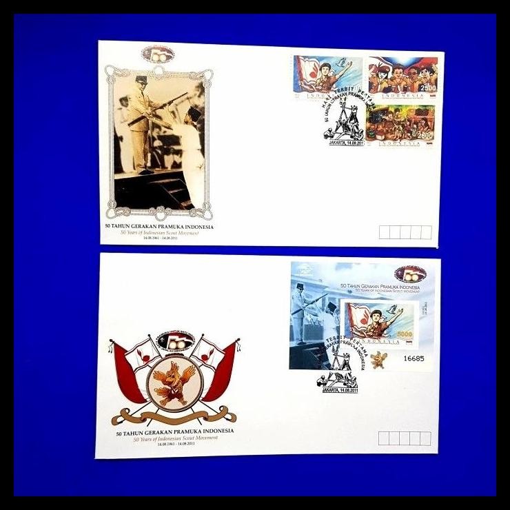 

DISKON PERANGKO/PRANGKO MURAH. 2 SHP (SET) 50TH GERAKAN PRAMUKA DI INDONESIA !!!!!!