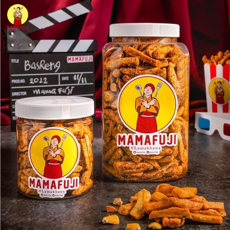 

Cri Mamafuji - Basreng Pedas Asin Original Pedas Daun Jeruk Balado 250 Gram