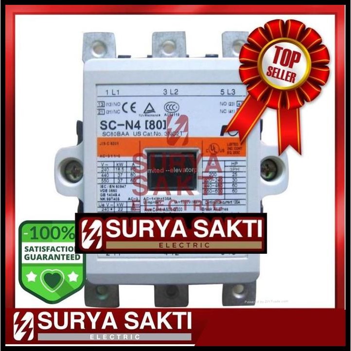TERMURAH MAGNETIC CONTACTOR SCN 4 220VAC FUJI ELECTRIC SCN4 