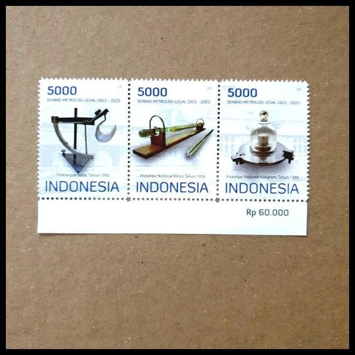 

HOT DEAL PRANGKO INDONESIA 2023 SERI SEABAD METROLOGI LEGAL 1923 -2023 SET (3V) !!!!!