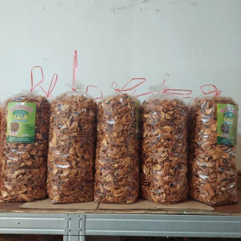 

1 Bal 3Kg Kripik Pisang Sale Coklat Sale Kering Manis Gurih
