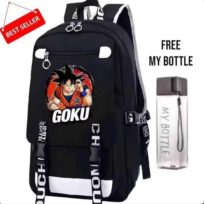 

Terjangkau 4In1 Paket Tas Ransel Anak Sekolah Dragon Ball Laki Laki Perempuan Sd Smp Motif Goku Fashion