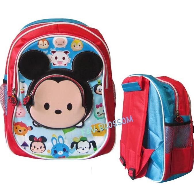 

Miliki Tas Sekolah Anak Ransel Tk 3D 'Tsum Tsum Biru'