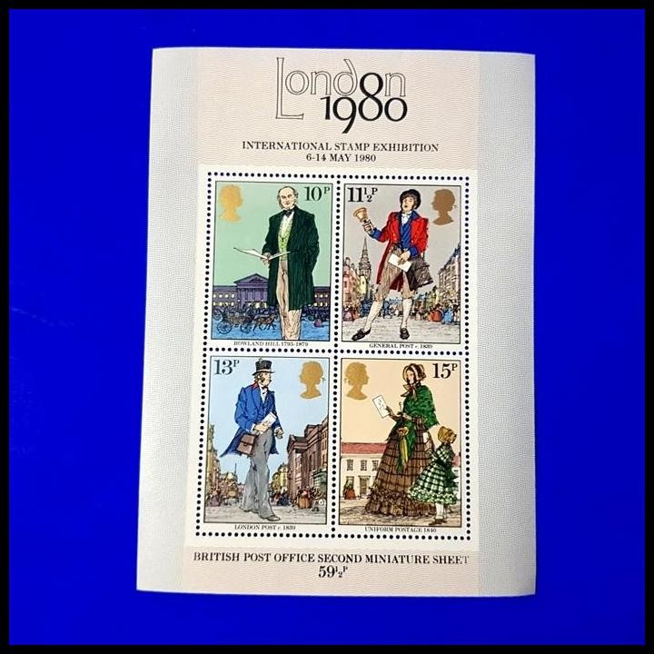 

TERBARU PRANGKO INGGRIS. SS LONDON 1980 INTERNATIONAL STAMP EXHIBITION. !!