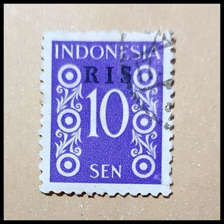 

DISKON PRANGKO INDONESIA 1950. C.T. RIS 10 SEN. USED !!!!!!