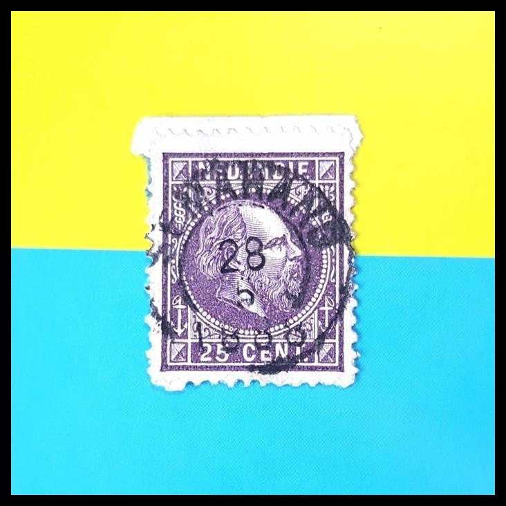 

BEST DEAL PERANGKO/PRANGKO INDONESIA ~ NED INDIE 1888. KING WILLEM III, 25 CENT !!