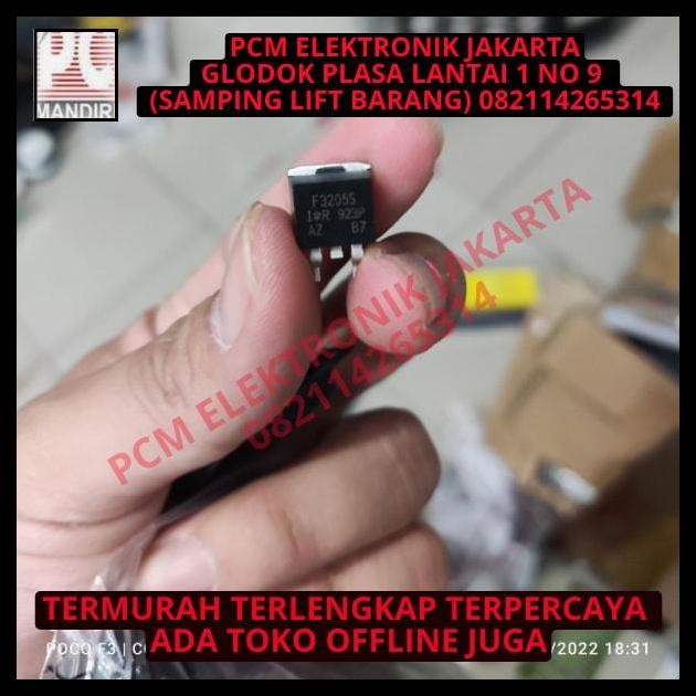 TERBARU TRANSISTOR TR IC MOSFET MOS FET SMD IRF3205S 110A 60V F3205S 