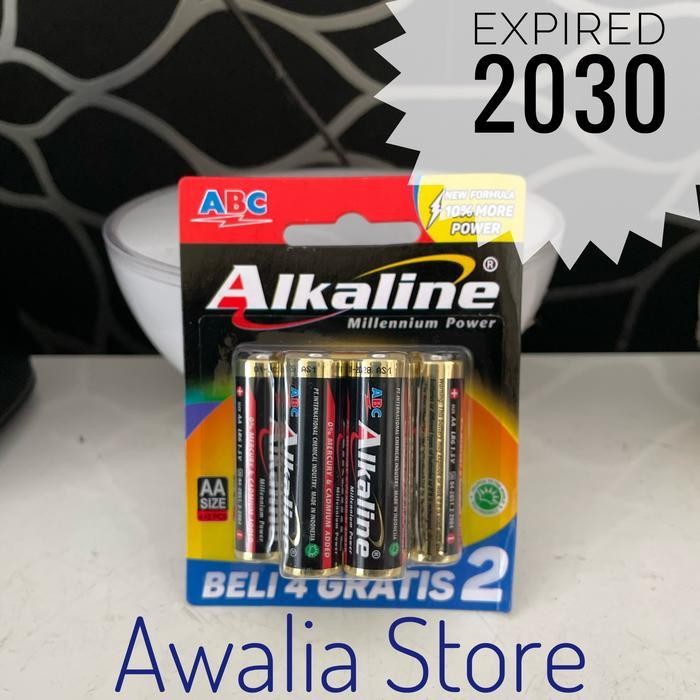 Baterai Abc Alkaline Aa Isi 6