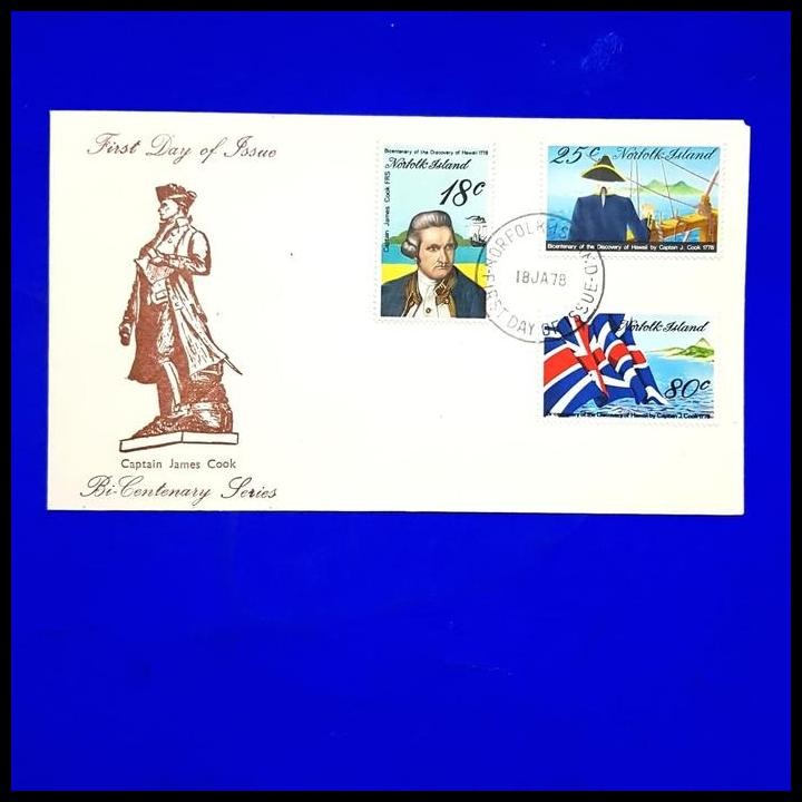 

BEST DEAL PRANGKO CAPTAIN JAMES COOK BI-CENTENARY SERIES 1978 NORFOLK ISLAND !!!!