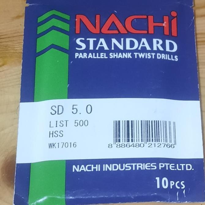 Mata Bor Nachi Hss 5.0 Mm